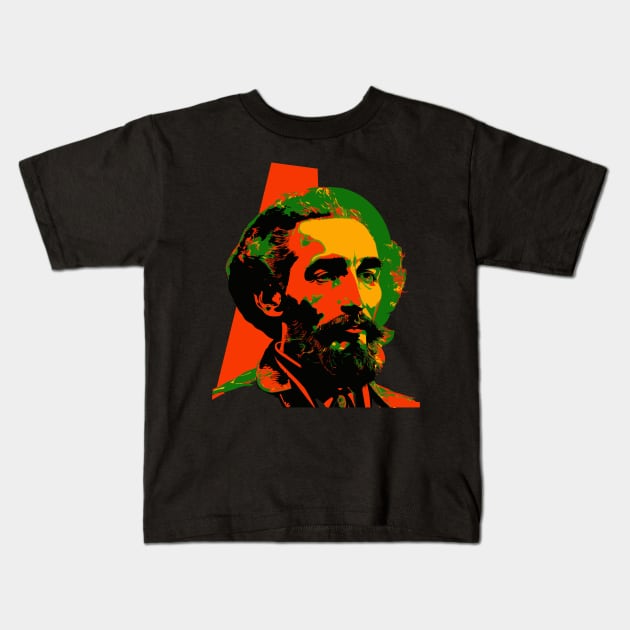 - Haile Selassie - Kids T-Shirt by DankFutura
